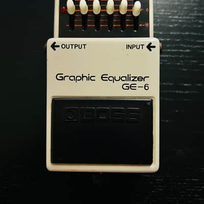 BOSS GE-6 Graphic Equalizer 1981 Made in Japan - Black Label Vintage MIJ image 2