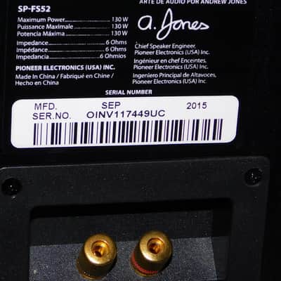 Pioneer SP-SP-FS52 speakers by Andrew Jones image 8