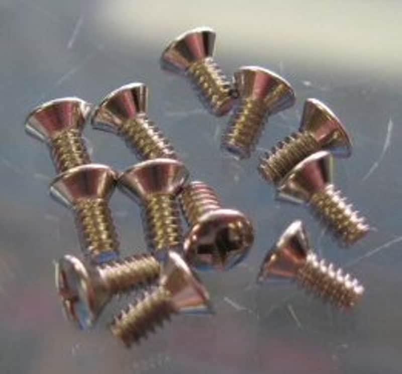 Fender Jaguar Jazzmaster Mustang Slide Switch Mounting Screws 0015719049 image 1