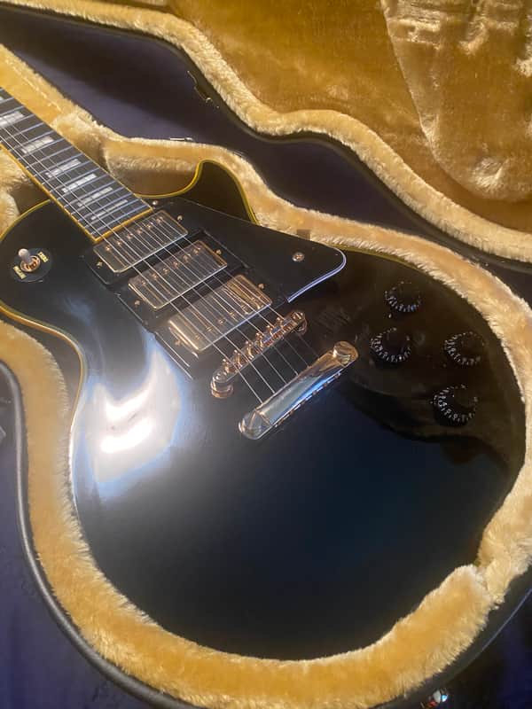 Epiphone ****NEW OPEN BOX****Joe Bonamassa Black Beauty Les Paul Custom Outfit 2020 - Present - Ebony image 1