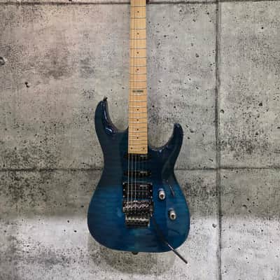 ESP LTD MH-103 QM 2008 - 2018 - See Thru Blue image 1