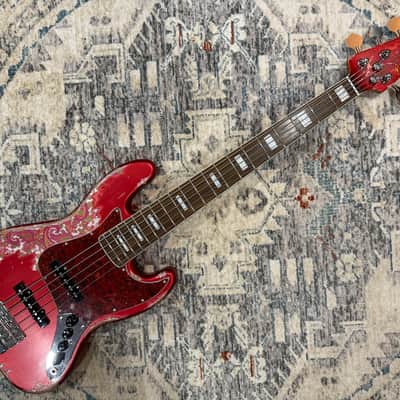 Dhatarattha DEB5 Jazz Bass 5 string - PAISLEY RELIC image 1
