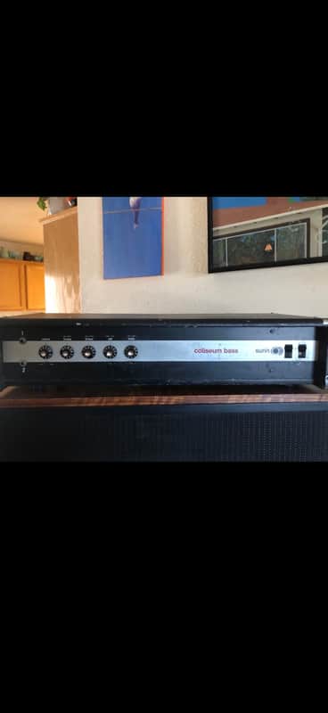 Sunn Coliseum Bass 320-Watt Bass Amp Head 1970s - Black