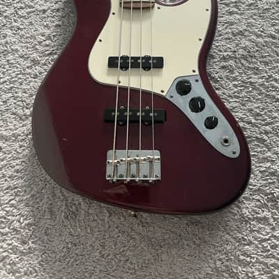 Fender Standard Jazz Bass 2005 MIM Midnight Wine Rosewood 4-String Bass Guitar image 2