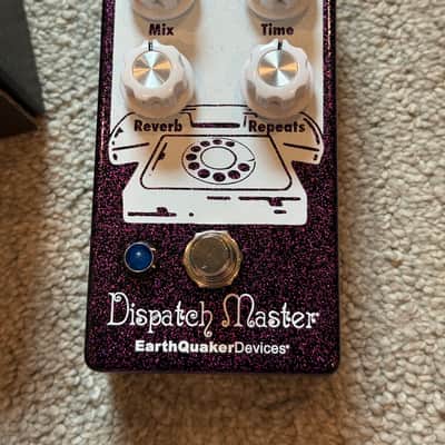 EarthQuaker Devices Dispatch Master Digital Delay & Reverb V3 - purple sparkle Gear Hero Exclusive Rare! image 1