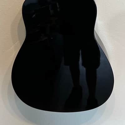 Yamaha F335-BL Dreadnought Acoustic Guitar 2010s - Black image 2