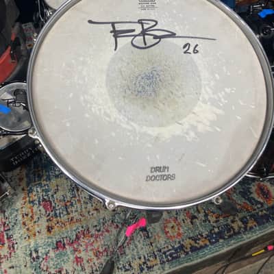 Terry Bozzio's Remo 1980s- 7x14" Quadura Snare Drum, Signed! image 6