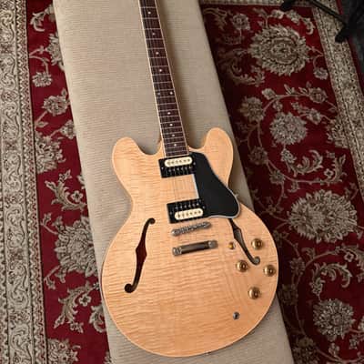 Gibson ES-335 Dot Figured Antique Natural 2004 w/ OHSC - Seymour Duncan Pickups image 2