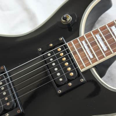 2010 Epiphone Tak Matsumoto Signature DC Les Paul Custom Electric Guitar - Ebony Finish + OHSC image 10