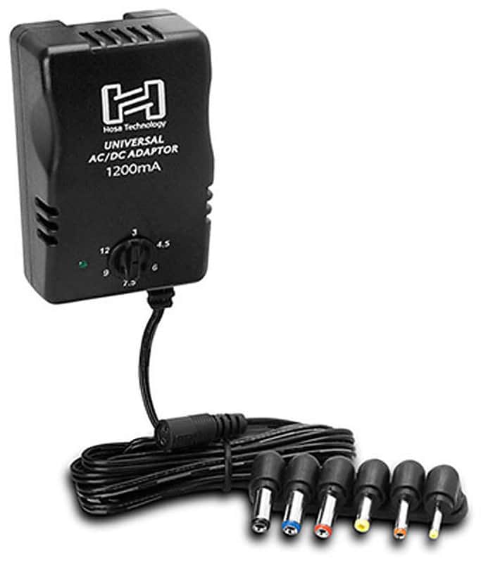 HOSA ACD-477 Universal AC Protected Power Supply Adaptor - 12 VDC 1200 mA image 1