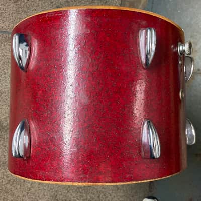 Tromsa 8.5x12 tom shell 1960s - Red Sparkle image 6