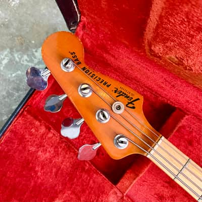 Fender Precision Bass 1977 - Natural  original vintage USA image 6