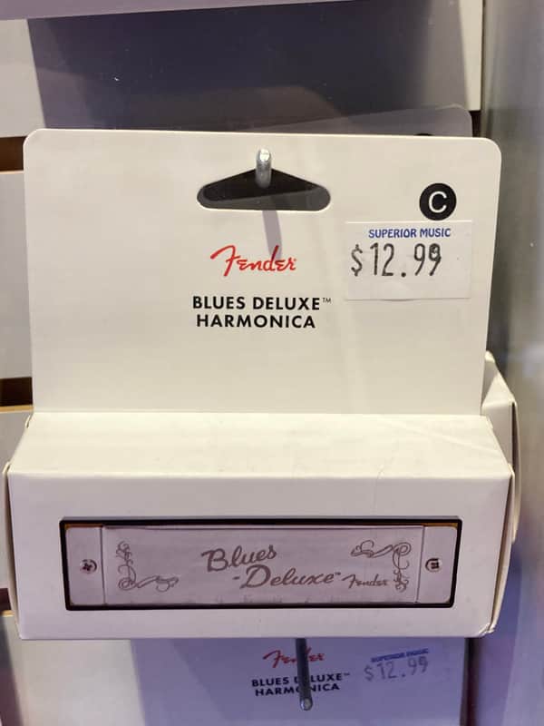 Fender Key of C Blues Deluxe Harmonica image 1