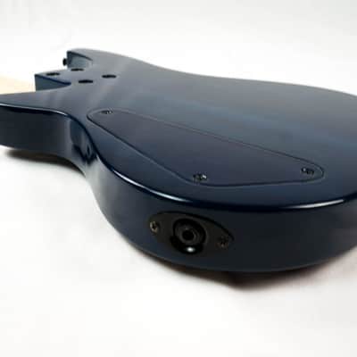 Swisher Rumble Handcrafted 4 String Bass 2024 - Indigo image 9