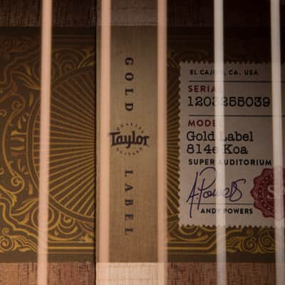 Taylor Gold Label 814e - Torrefied Spruce & Koa image 20