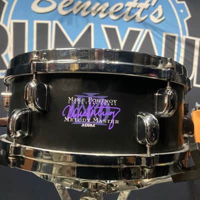 Tama - 5x12" Mike Portnoy Signature MP125 Melody Master Snare Drum - Hammered Flat Black 2000s–early 2010s image 3