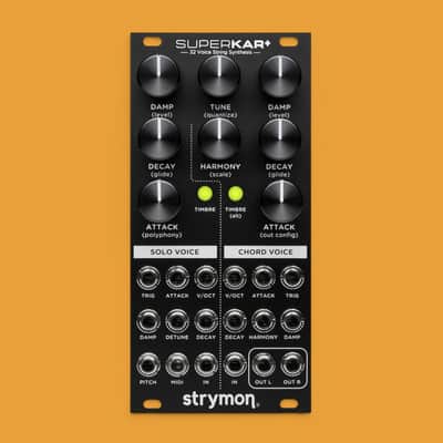 Strymon SuperKar+ 32-Voice Karplus-Strong Synth Module for Eurorack Modular Synth [USED-MINT] image 1