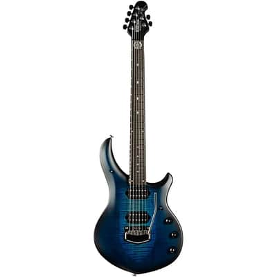 The Majesty Ernie Ball Music Man John Petrucci Majesty 6 Electric Guitar (NEW ARRIVAL) 2024 - Blue Silk image 3