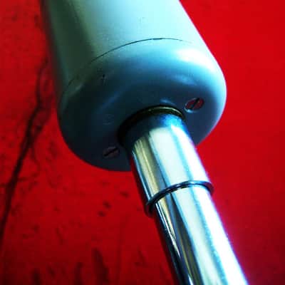 Vintage 1950's Altec 633A dynamic microphone "Salt Shaker" w period stand & cable High Z PROP 8 image 11