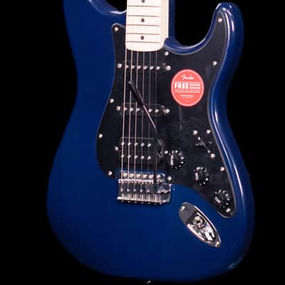 Squier Sonic Stratocaster HSS, Maple FB, Midnight Blue image 2