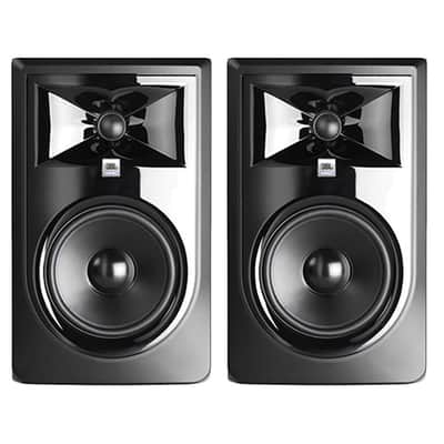 2x JBL 306P MkII Active Speaker Pair Powered Studio Monitor PROAUDIOSTAR image 1