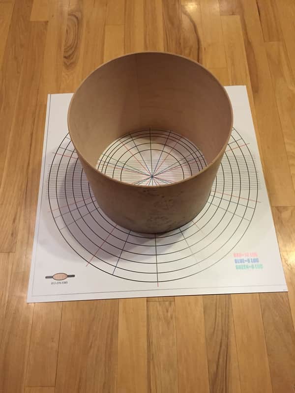 Drum Building Lug Layout Template image 1