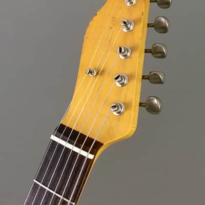 LEFTY! Custom Shop Vintage Relic Boutique TL69 Thinline Aged Ocean Turquoise Metallic Semi-Hollow Alder Licensed by Fender 6.3 Lb HSC image 3