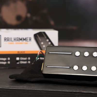 RAILHAMMER Chisel Neck Black Humbucker Pickup