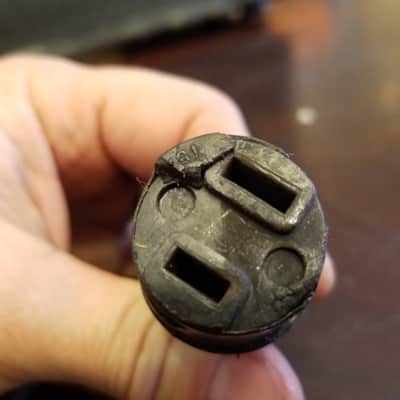 Belden Bell & Howell RARE y-splitter wye power cord cable projector amplifier film-o-sound 1940s - Molded Rubber image 7