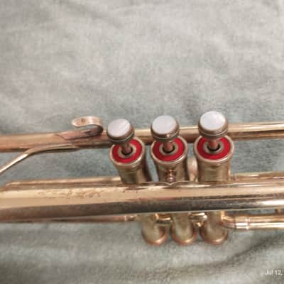 Harry Pedler & Sons American Triumph Trumpet 1950's for parts/repair image 9