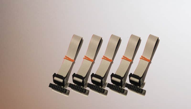 A35 (Pack of 5) • 13.5" 16pin to 10pin Power Connector • Eurorack Power Bus Ribbon Cable • Avantgarde Sound 2024 image 1