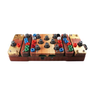 Ciat-Lonbarde - Peterlin * Golden Section - Hand controlled benjolin-a-like & Voltage sampler section - 5 modules in one wood base Synthesizer image 3