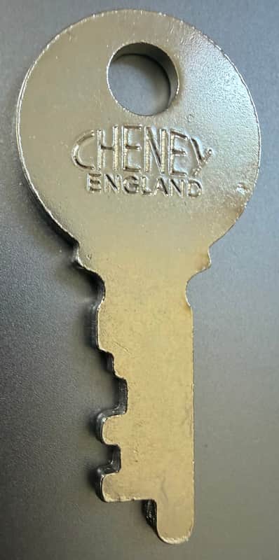 cheney England case key “30” 1970s image 1
