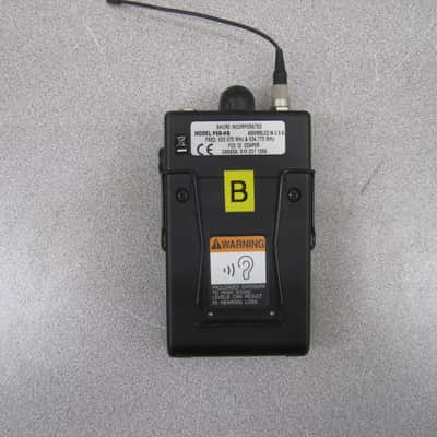 Shure PSM 600 Wireless IEM w/ P6R-HB Beltpack (629.975 & 634.775 MHz) & Adaptor image 13