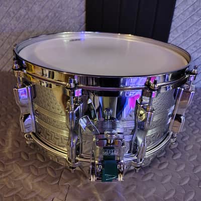 Vintage TAMA Mastercraft 8056 Steel Snare 1985/86 in Polished Mirror Chrome image 7