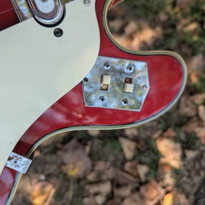 Greco EG-135 Hollowbody Guitar 60s - Cherry Red image 11