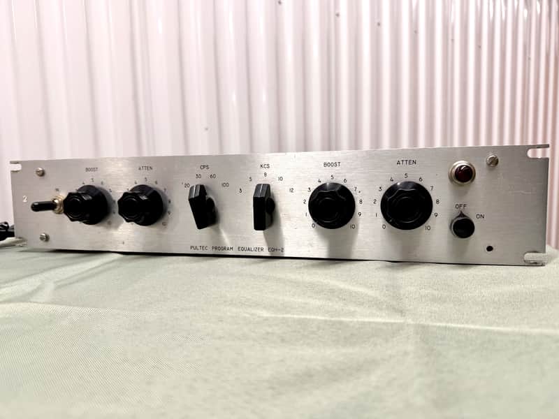 Pultec EQH-2 Program Equalizer 1950s - Silver Original Vintage LOOK! image 1