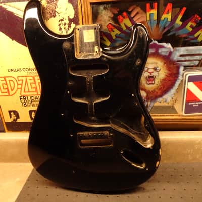 Fender Stratocaster JV Made in Japan 1982 - Black image 1