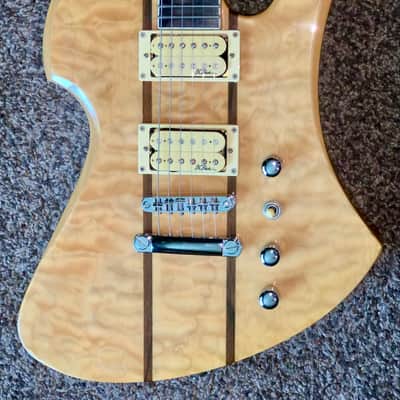 B.C. Rich Mockingbird nj Exotic  Classic Natural electric guitar made in Korea image 2