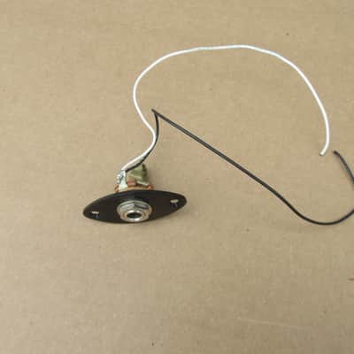 Vintage 1960s 70s Univox Aria Teisco Body Guitar Input Jack & Plate Made Japan image 1