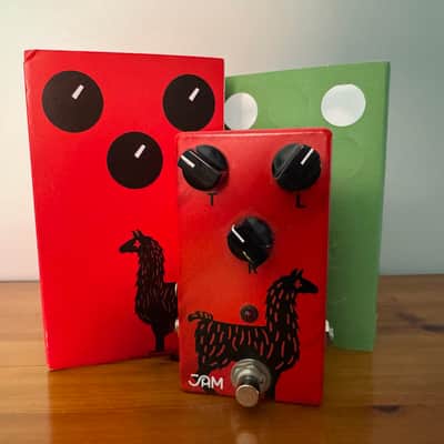 JAM Pedals Delay Llama 2010s - Hand Painted image 1