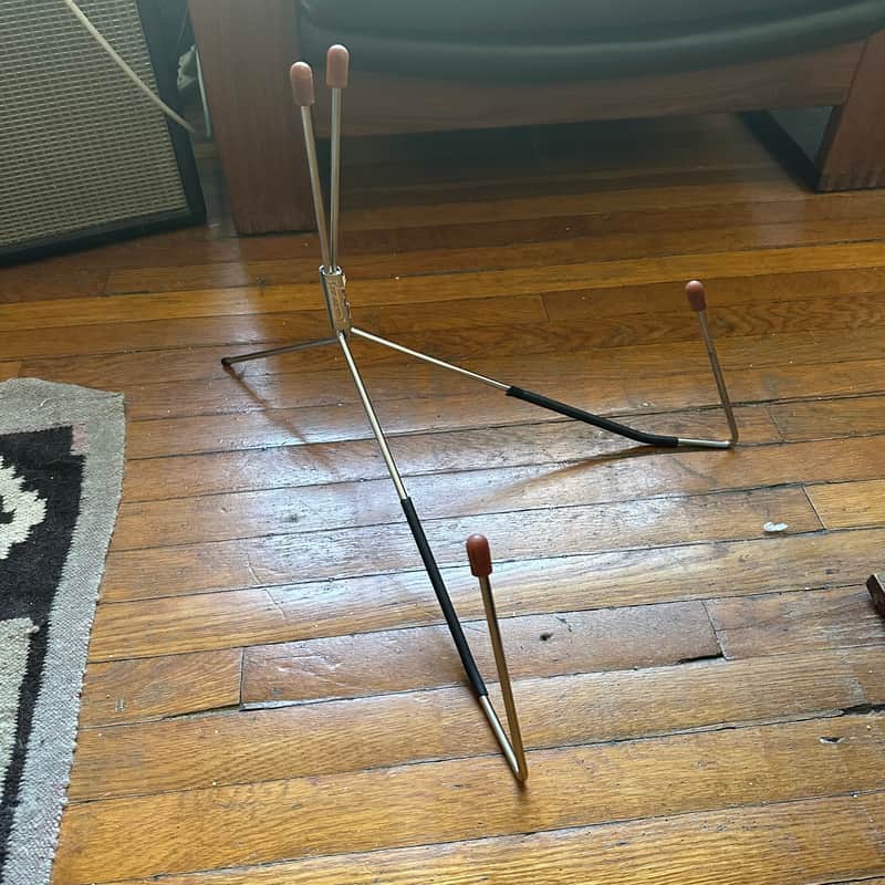 Gracie CE Cello Stand Vintage - Chrome (RARE) image 1