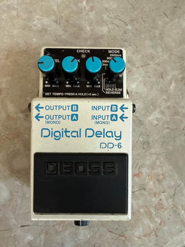 Boss DD-6 Digital Delay (Dark Gray Label) 2002 - 2008 - White