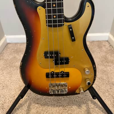 MJT/ MusiKraft PJ- Brazilian Rosewood - Aged Sunburst image 5