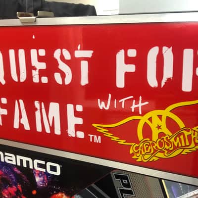 Steven Tyler's "Aerosmith Quest For Fame" Arcade Game. Signed! Authenticated! image 5