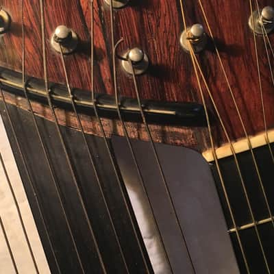 RARE Vintage Weymann Harp Guitar One of a kind(?) Rosewood and Spruce image 21