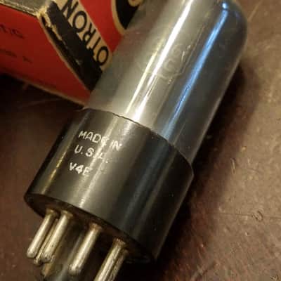 RCA Pair (2) 6V6GT/G Beam Power AT1000 TESTED Vacuum Tube greyglass WWII era 6V6 Audio 1938-1942 image 6