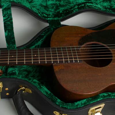 C. F. Martin  0-15 Flat Top Acoustic Guitar (1942), ser. #82754, black tolex hard shell case. image 14