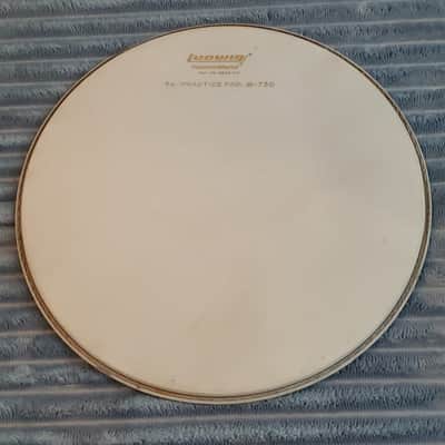 1960s 1970s 10" LUDWIG Vintage PRACTICE PAD DRUMHEAD White Coated * Very Rare Size! image 2