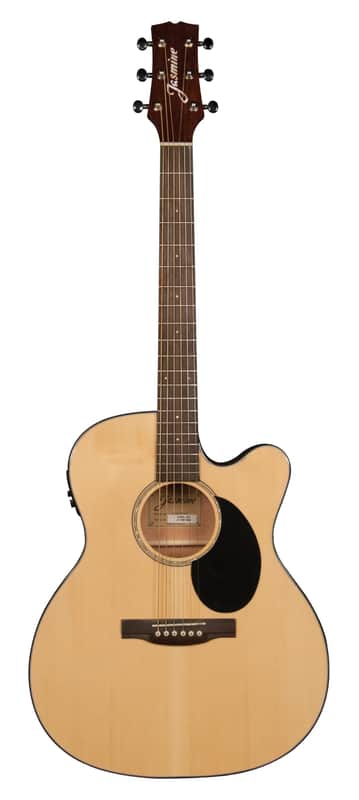 Jasmine JO36CE-NAT Orchestra Style Acoustic Electric Guitar. Natural Finish image 1